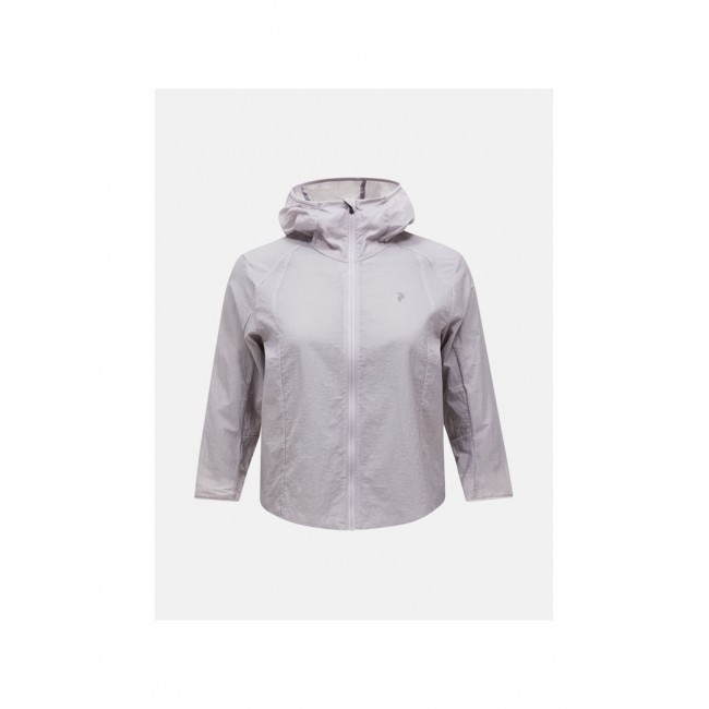 Kurtka damska PEAK PERFORMANCE W Discover Wind Jacket kolor szary - L Kurtka damska PEAK PERFORMANCE W Discover Wind Jacket kolor szary - L