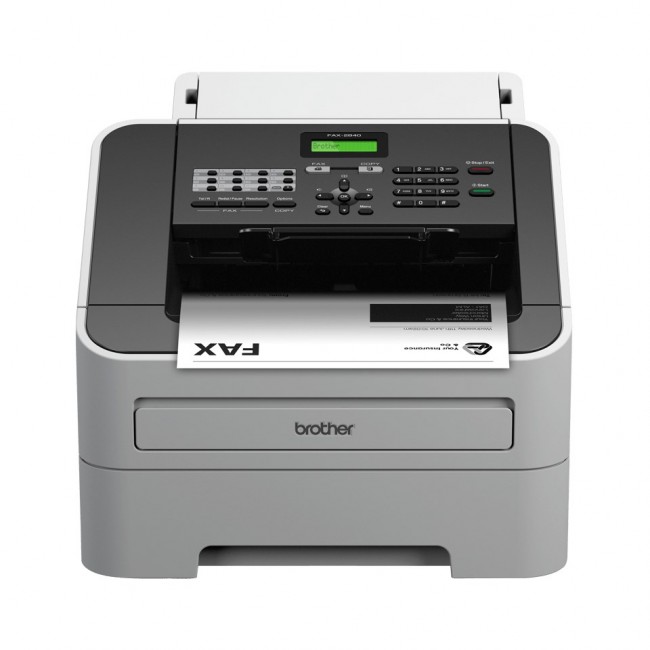 Brother FAX-2840 fax machine Laser 33.6 Kbit/s A4 Black, Grey Brother FAX-2840 fax machine Laser 33.6 Kbit/s A4 Black, Grey