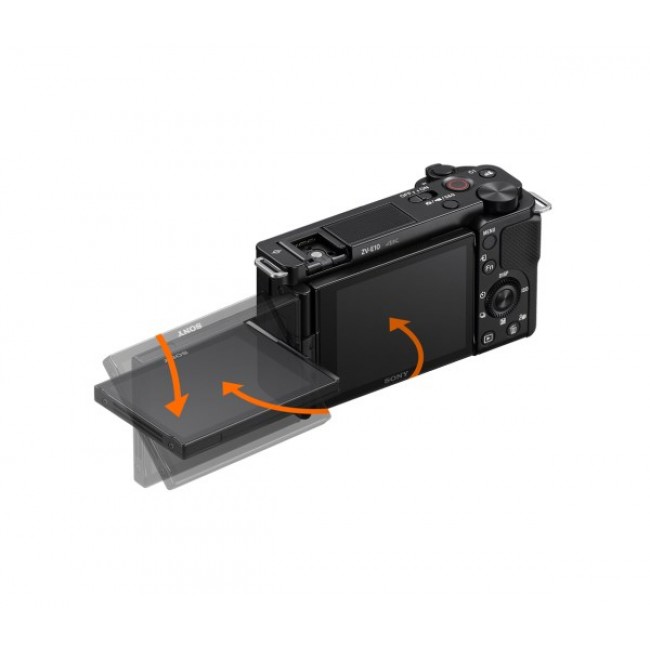 Sony ZV-E10 MILC Body 24.2 MP CMOS 6000 x 4000 pixels Black
