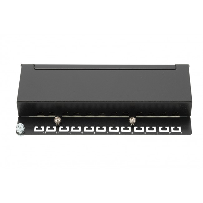 Digitus Desktop CAT 6A, class EA patch panel, shielded, black