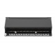 Digitus Desktop CAT 6A, class EA patch panel, shielded, black