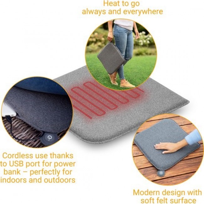 Medisana OL 600 Outdoor Chair Cushion (grey) Medisana OL 600 Outdoor Chair Cushion (grey)