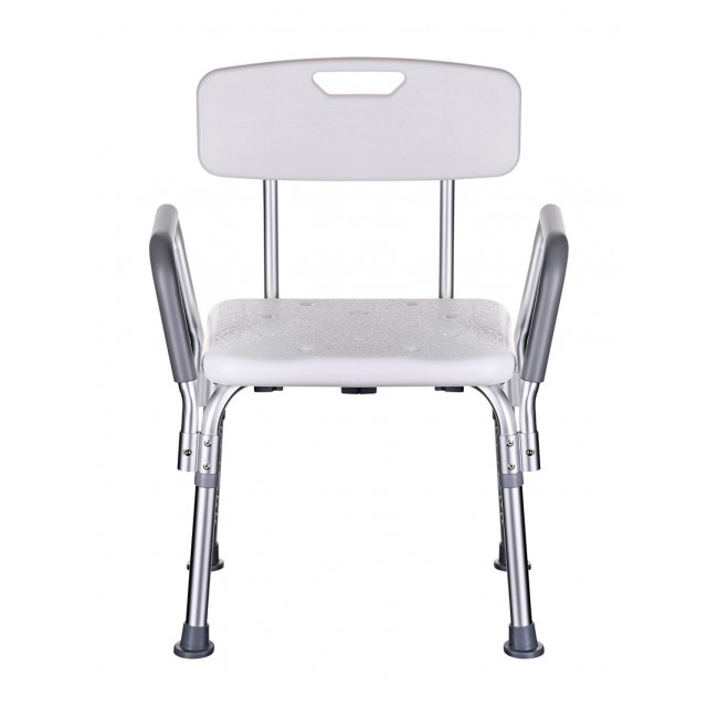 Shower chair with backrest and armrests Shower chair with backrest and armrests