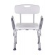Shower chair with backrest and armrests Shower chair with backrest and armrests