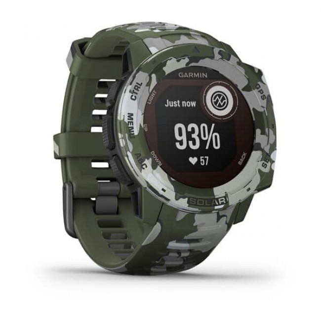 Garmin Instinct Solar Camo Green Watch