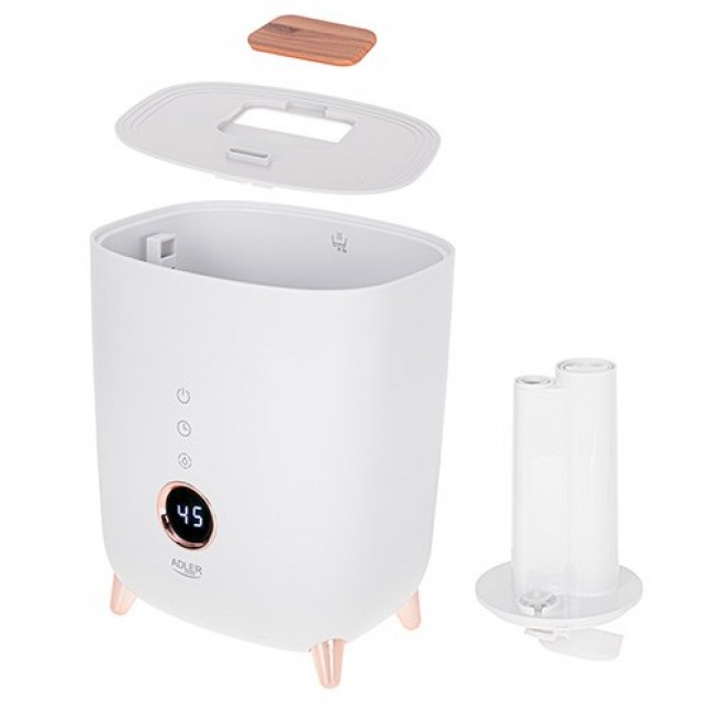 Adler AD 7972 humidifier Ultrasonic 4 L White 23 W Adler AD 7972 humidifier Ultrasonic 4 L White 23 W
