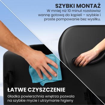Extralink ice bath 160x85x65 cm