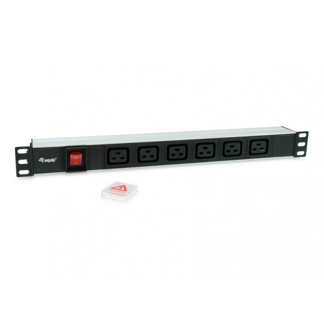 Equip 333319 power distribution unit (PDU) 6 AC outlet(s) 1U Black Equip 333319 power distribution unit (PDU) 6 AC outlet(s) 1U Black