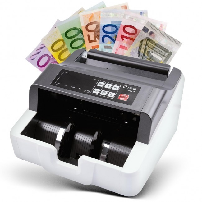 Olympia 947730887 money counting machine Banknote counting machine Grey