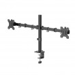 Hama Monitor Mount, 2 Monitors, Height-adjustable, Swivel/Tilt, 13 Hama Monitor Mount, 2 Monitors, Height-adjustable, Swivel/Tilt, 13