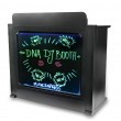 DNA Professional DJ BOOTH BK - DJ booth with illuminated RGB LED panel (black)