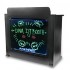 DNA Professional DJ BOOTH BK - DJ booth with illuminated RGB LED panel (black)
