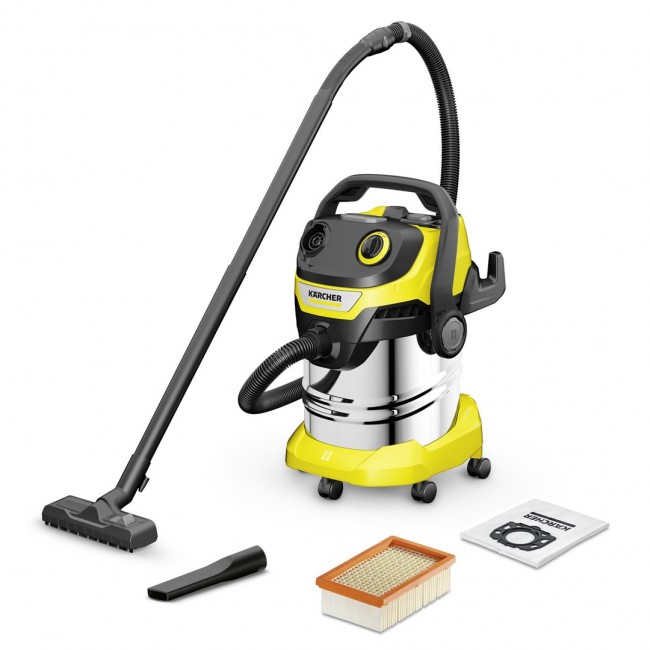 K rcher WD 5 S V-25/5/22 Stainless steel, Black, Yellow 25 L 1100 W K rcher WD 5 S V-25/5/22 Stainless steel, Black, Yellow 25 L 1100 W