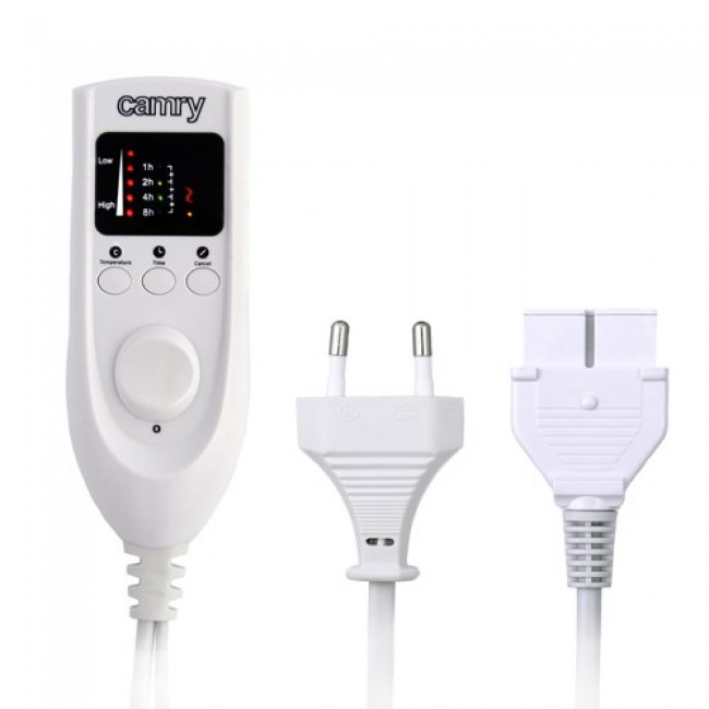 Camry CR 7422 electric blanket 85 W White Polyester, Synthetic wool Camry CR 7422 electric blanket 85 W White Polyester, Synthetic wool