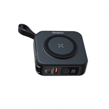 Energizer QM10001AC power bank Lithium Polymer (LiPo) 10000 mAh Wireless charging Black
