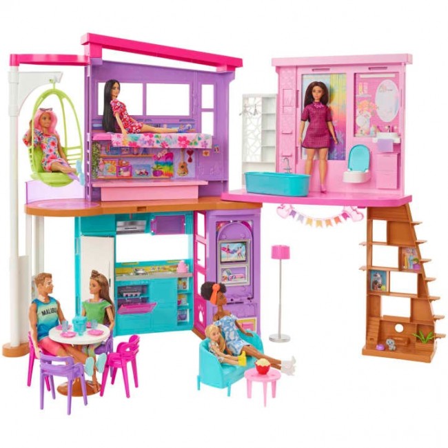 Barbie Vacation House Playset with 30+ Pieces, Toy for 3 Year Olds & Up Barbie Vacation House Playset with 30+ Pieces, Toy for 3 Year Olds & Up
