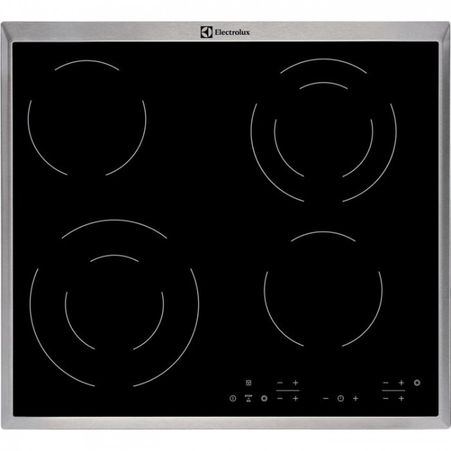 Electrolux EHF6342XOK hob Black Built-in Ceramic 4 zone(s) Electrolux EHF6342XOK hob Black Built-in Ceramic 4 zone(s)