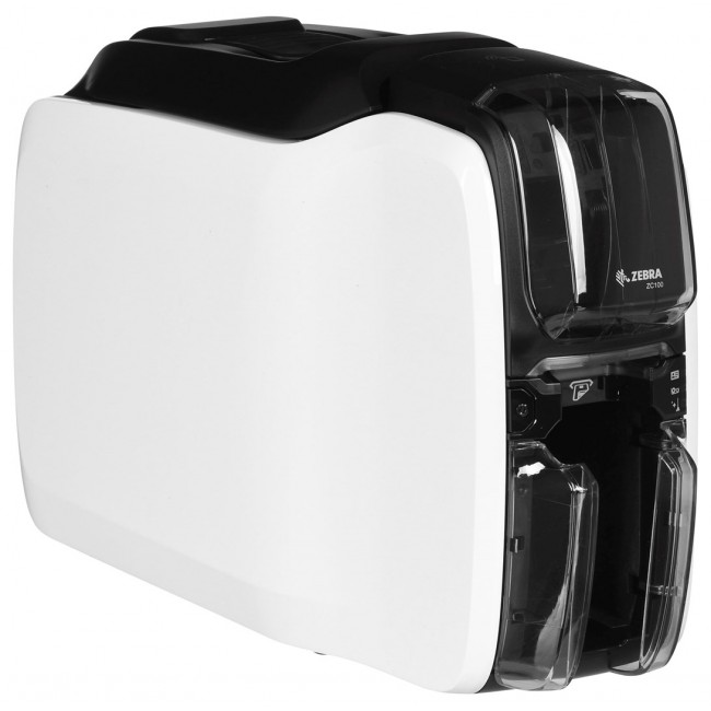 Zebra ZC100 plastic card printer Dye-sublimation/Thermal transfer Colour 300 x 300 DPI Zebra ZC100 plastic card printer Dye-sublimation/Thermal transfer Colour 300 x 300 DPI