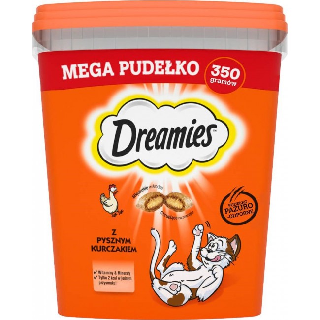 DREAMIES Mixed Flavours with Chicken and Cheese - cat treat - 350g DREAMIES Mixed Flavours with Chicken and Cheese - cat treat - 350g