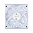 White wireless Lian Li UNI FAN 3-pack fan, 120mm