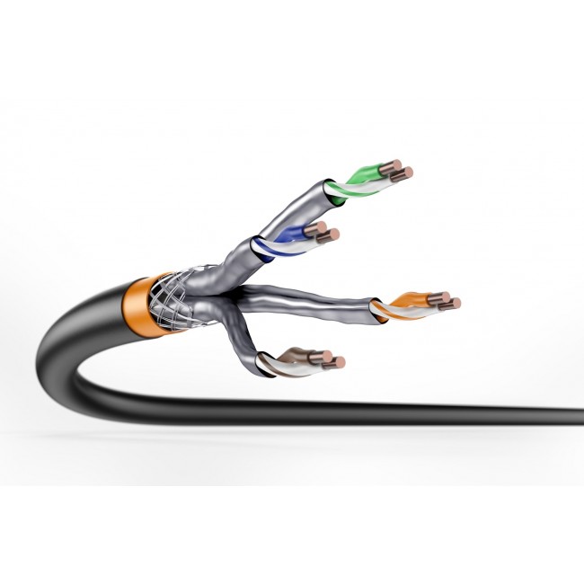 Digitus Cat.7 S/FTP burial installation cable, 100 m, simplex, PE