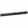 Intellinet Patch Panel, Cat6, UTP, 24-Port, 1U, Black