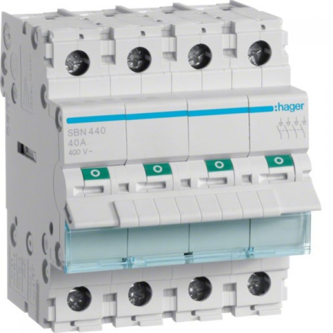 Hager SBN440 circuit breaker 4 Hager SBN440 circuit breaker 4