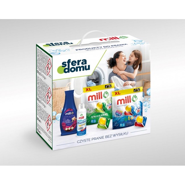 Mill washing machine care kit.