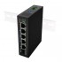 Lanberg ILFE-4P-1GE-1S-90 network switch Unmanaged Fast Ethernet (10/100) Power over Ethernet (PoE) 1U Black