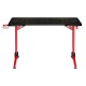 RGB Led NanoRS Gaming Desk, Black, Large, 100kg max, Height 760mm, RS163 RGB Led NanoRS Gaming Desk, Black, Large, 100kg max, Height 760mm, RS163