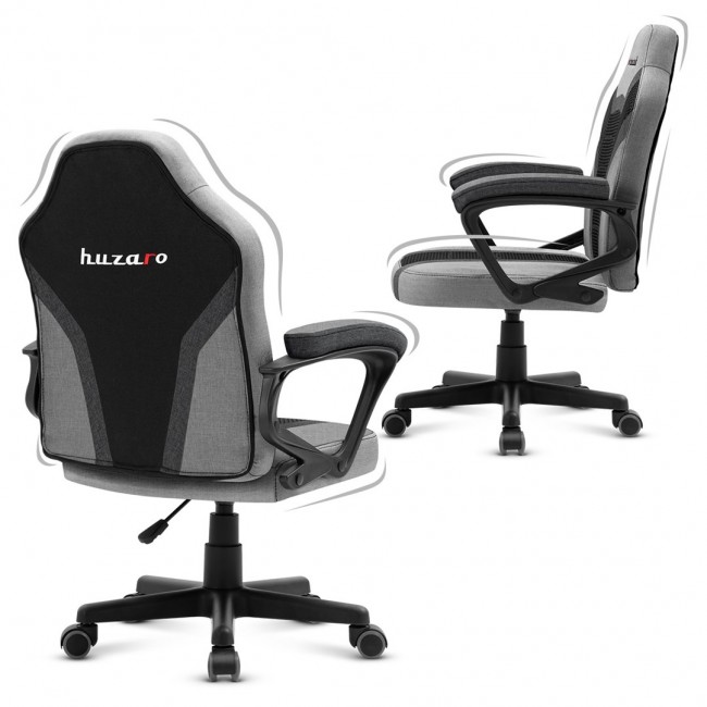 Gaming chair for children Huzaro HZ-Ranger 1.0 Gray Mesh, gray and black Gaming chair for children Huzaro HZ-Ranger 1.0 Gray Mesh, gray and black