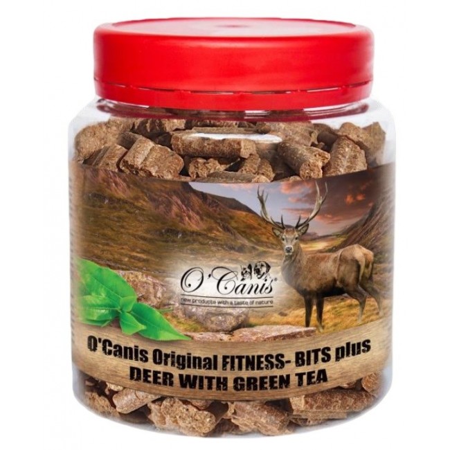 O'CANIS Training treat Deer with green tea - dog treat - 400g O'CANIS Training treat Deer with green tea - dog treat - 400g