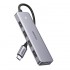 Ugreen Hub 4-in-1 USB-C Adapter to 4 USB 3.0 + USB-C Grey