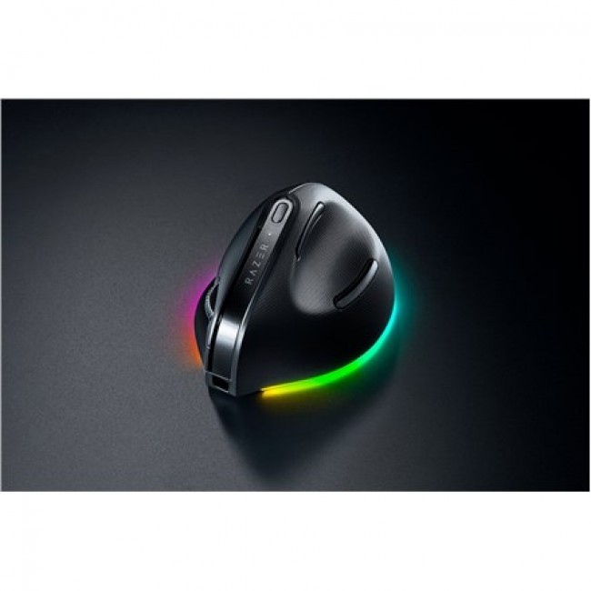 Razer Pro Click V2 Vertical mouse Universal Right-hand RF Wireless + Bluetooth + USB Type-C Optical 30000 DPI Razer Pro Click V2 Vertical mouse Universal Right-hand RF Wireless + Bluetooth + USB Type-C Optical 30000 DPI