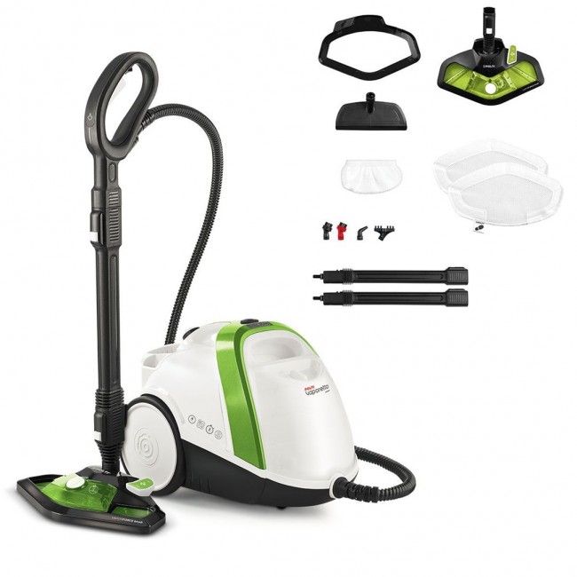 Polti Vaporetto Smart 110 Eco Cylinder steam cleaner 1500 W Black, Green, White