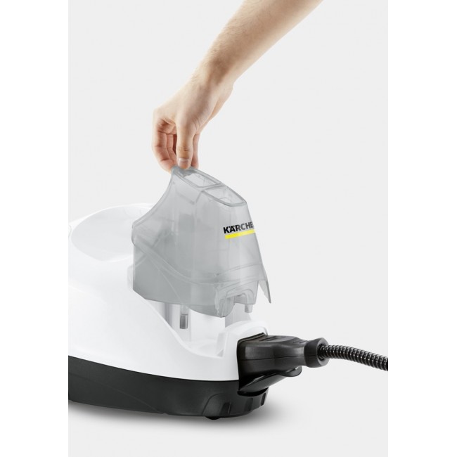 K rcher SC 4 EasyFix IRON Cylinder steam cleaner 0.8 L 2000 W Black, White