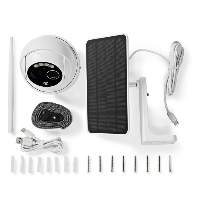 Nedis WIFICBO50WT security camera Dome IP security camera Outdoor 1920 x 1080 pixels Ceiling