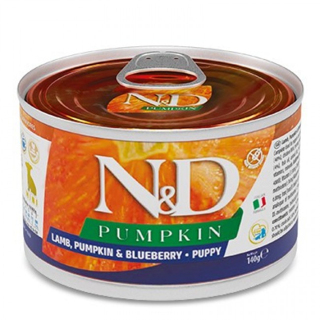 FARMINA N&D Puppy Lamb&Pumpkin&Blueberry - wet dog food - 140 g