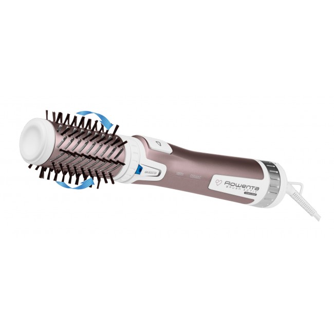 Rowenta Brush Activ Premium Care CF9540 Hot air brush Warm Aluminium, Metallic, White 1000 W 1.8 m