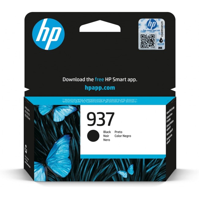 HP 937 Black Original Ink Cartridge HP 937 Black Original Ink Cartridge