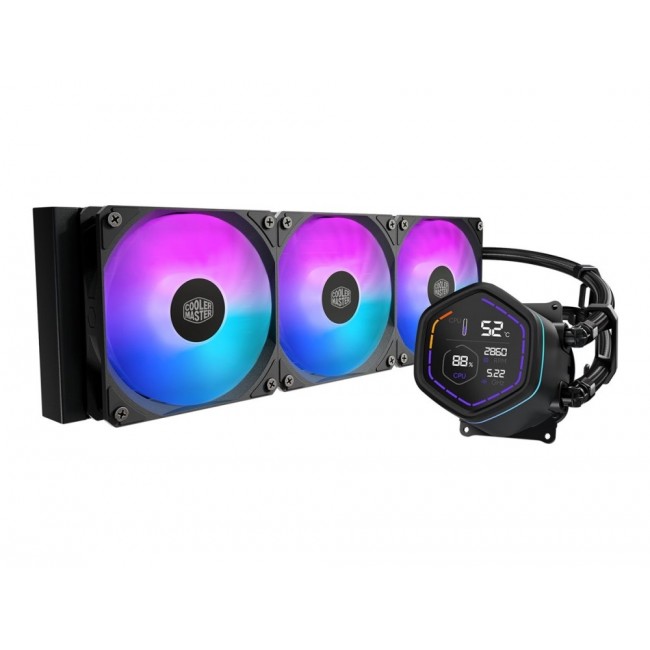 Cooler Master MasterLiquid Core Nex Digital Processor All-in-one liquid cooler 12 cm Black 1 pc(s)