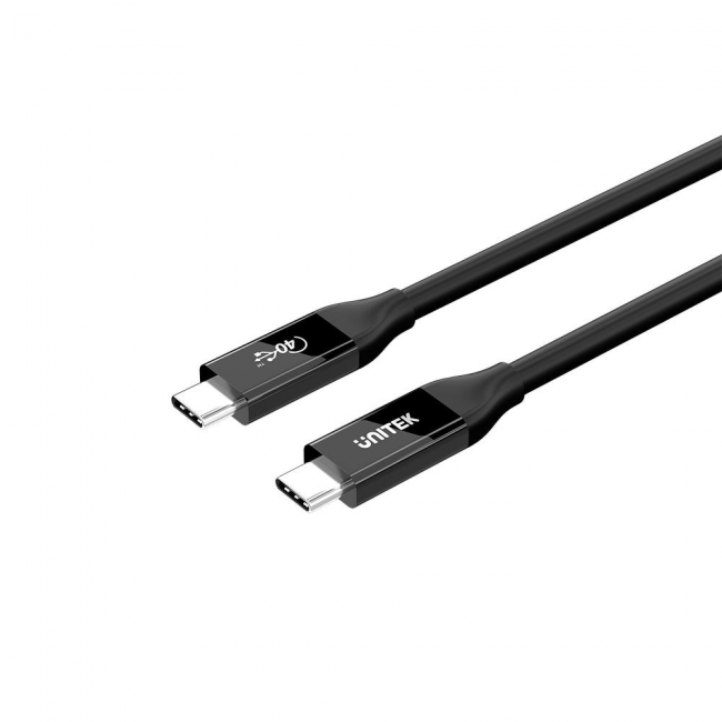 UNITEK C14100ABK01-2M USB cable USB4 Gen 2x2 USB C 40 Gbit/s 240 W Black
