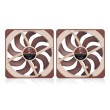 Noctua NF-A14X25 G2 PWM SX2-PP computer cooling system Computer case Fan 14 cm Beige 2 pc(s)