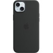 Apple iPhone 15 Plus Silicone Case with MagSafe - Black