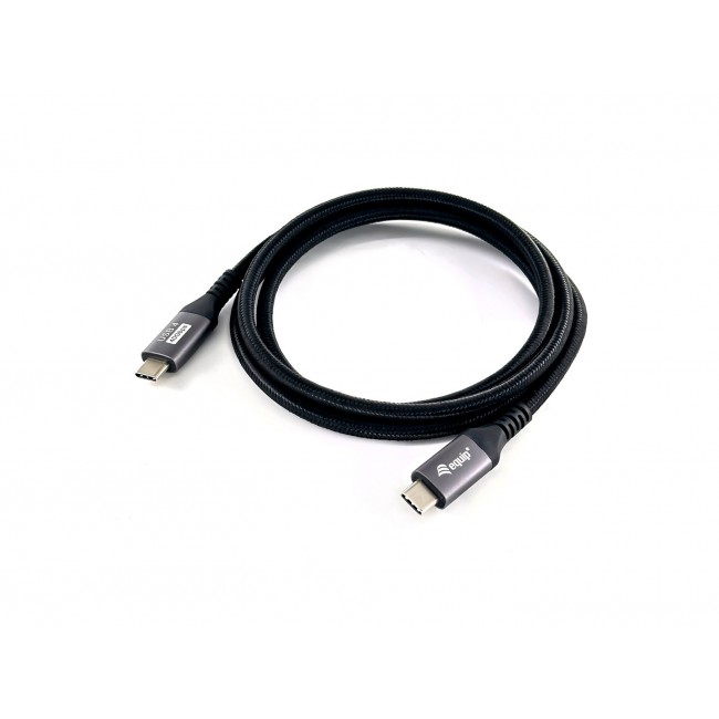 Equip USB 4 Gen 3 C to C Cable, M/M, 2.0m, PD3.1 240W, 8K/60Hz, 40Gbps, Black