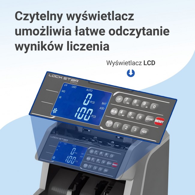 Extralink Nicht kategorisiert Banknote counting machine Grey