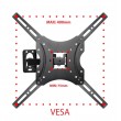 Esperanza ERW015 TV Mount 26 70 177.8 cm Black
