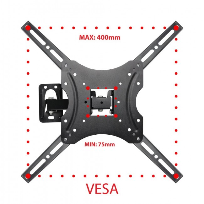 Esperanza ERW015 TV Mount 26 70 177.8 cm Black