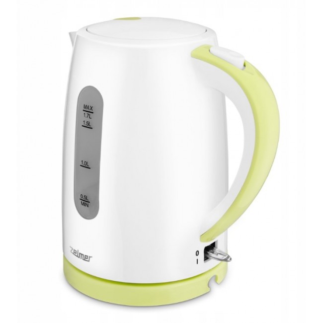 Zelmer ZCK7616L electric kettle 1.7 L 2200 W White, Yellow