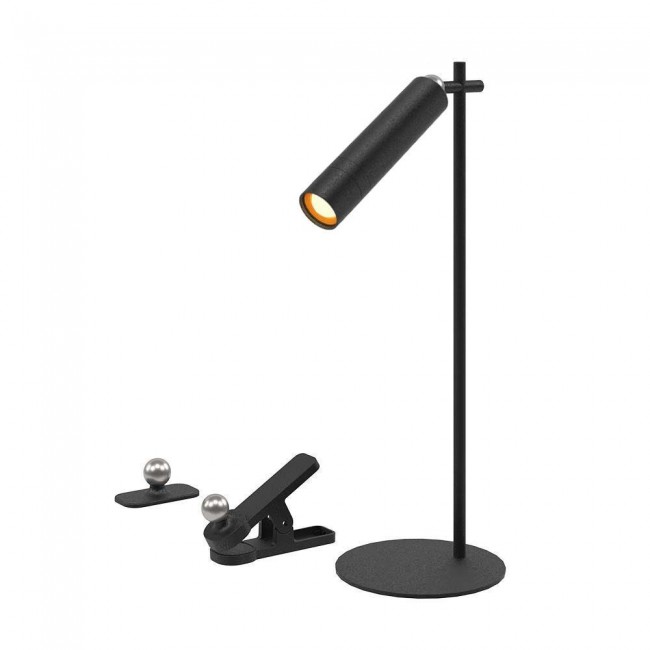 Desk lamp V-TAC VT-7413 4in1, wall lamp, clip, torch 3W LED 37cm 4000K 300lm (SKU 23042) Black Desk lamp V-TAC VT-7413 4in1, wall lamp, clip, torch 3W LED 37cm 4000K 300lm (SKU 23042) Black